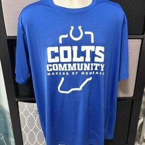 Like New Men's Colts Community Makers of Moments T-Shirt Size 2XL